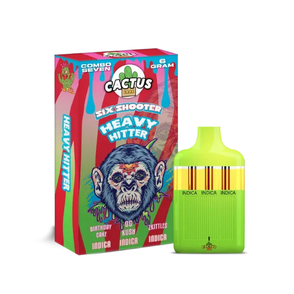 Cactus Labs Six Shooter Heavy Hitter Birthday + OG Kush + Zkittles (All Indica)