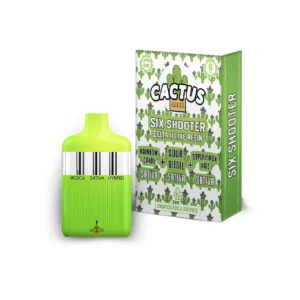 Cactus Labs Six Shooter Delta 11 Live Resin – Rainbow Candy + Sour Diesel + Superlemon Haze