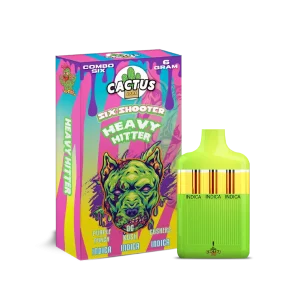 Cactus Labs Six Shooter Heavy Hitter Purple Punch + OG Kush + Gusher (All Indica)