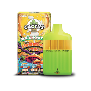 Cactus Labs Six Shooter Mushroom + THC Vape All Combos